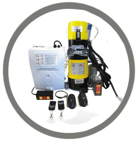 automatizador com nobreak para porta de enrolar automatica