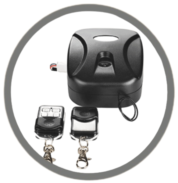 kit central controle remoto porta de enrolar automatica