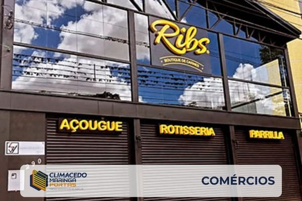 porta automática de enrolar para comércios climacedo maringá portas