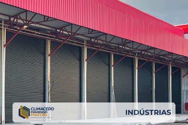 porta automática de enrolar para indústrias climacedo maringá portas
