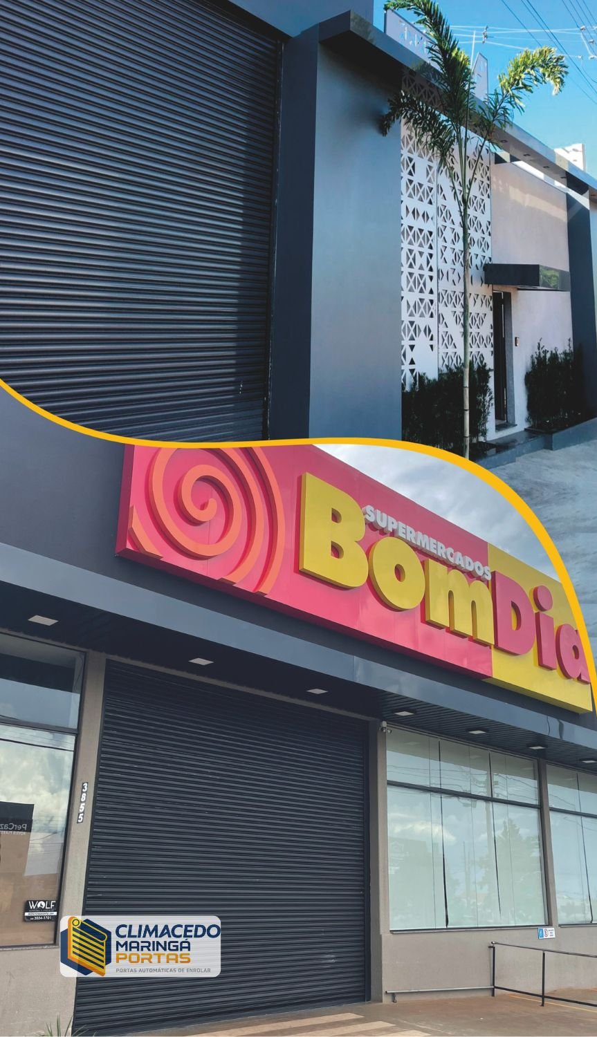 portas automaticas de enrolar para comercios maringa portas climacedo solucoes
