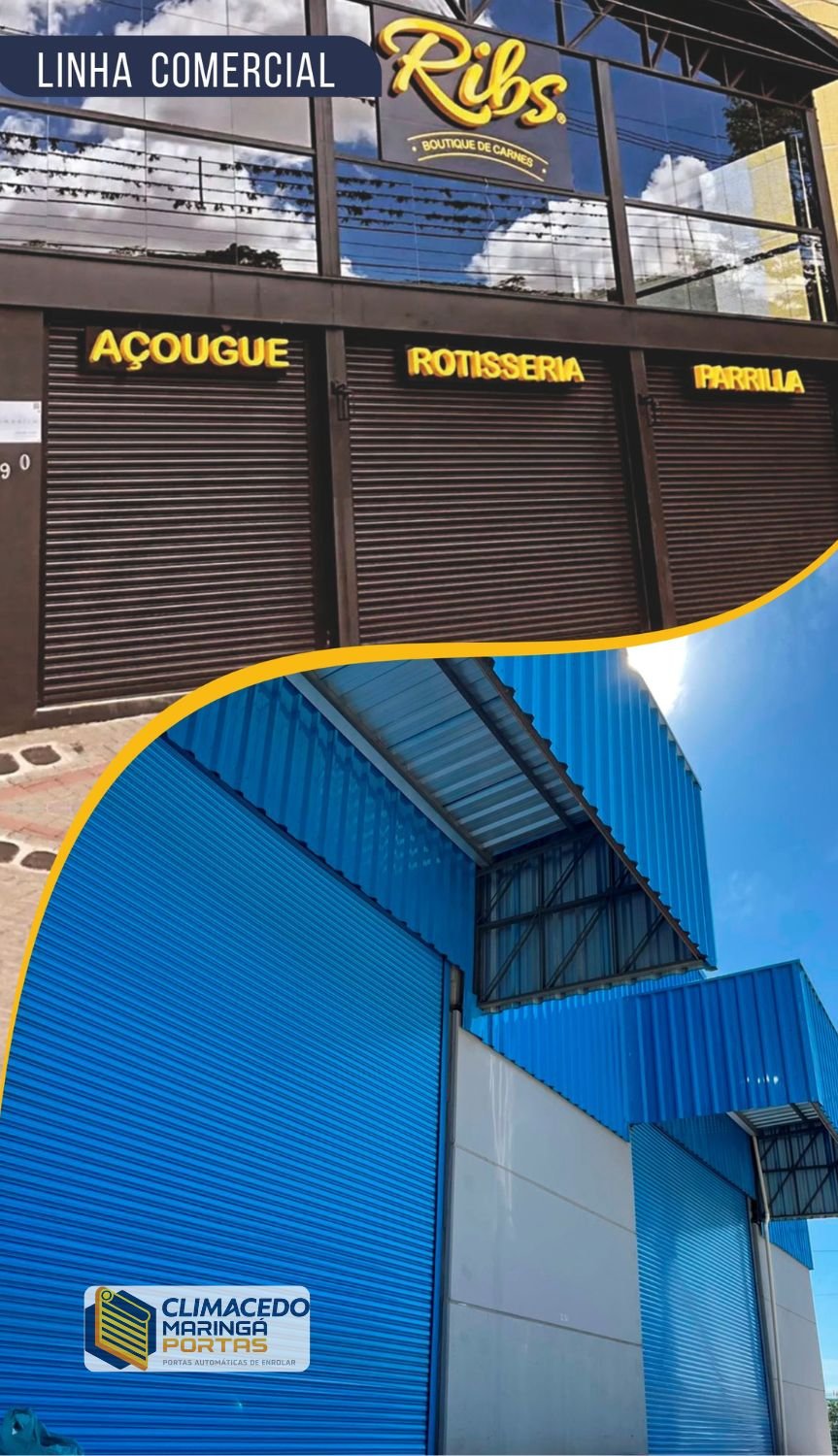 portas automaticas de enrolar para comercios maringa portas