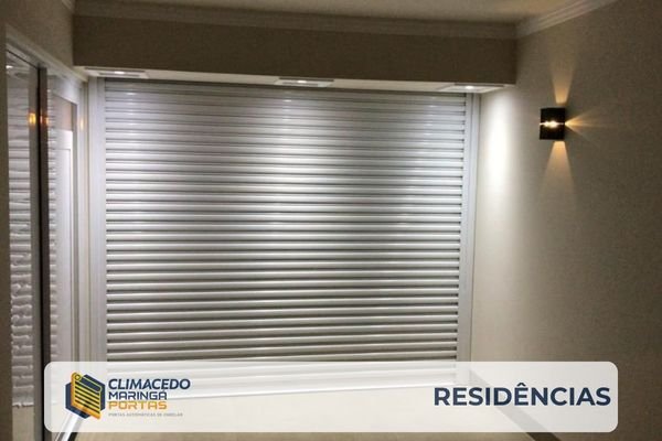 porta enrolar automatica casa condominio