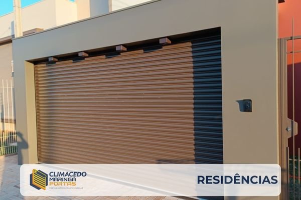 porta enrolar automatica casa