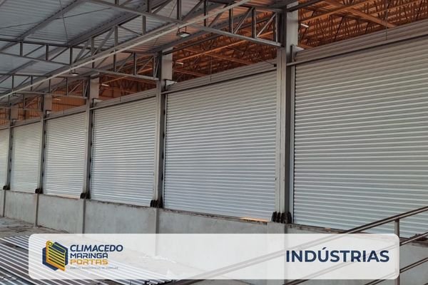 porta enrolar automatica industria e logistica